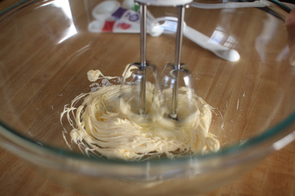 mix butter and salt