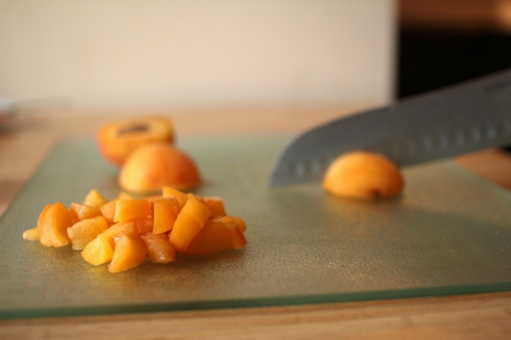 cut apricots