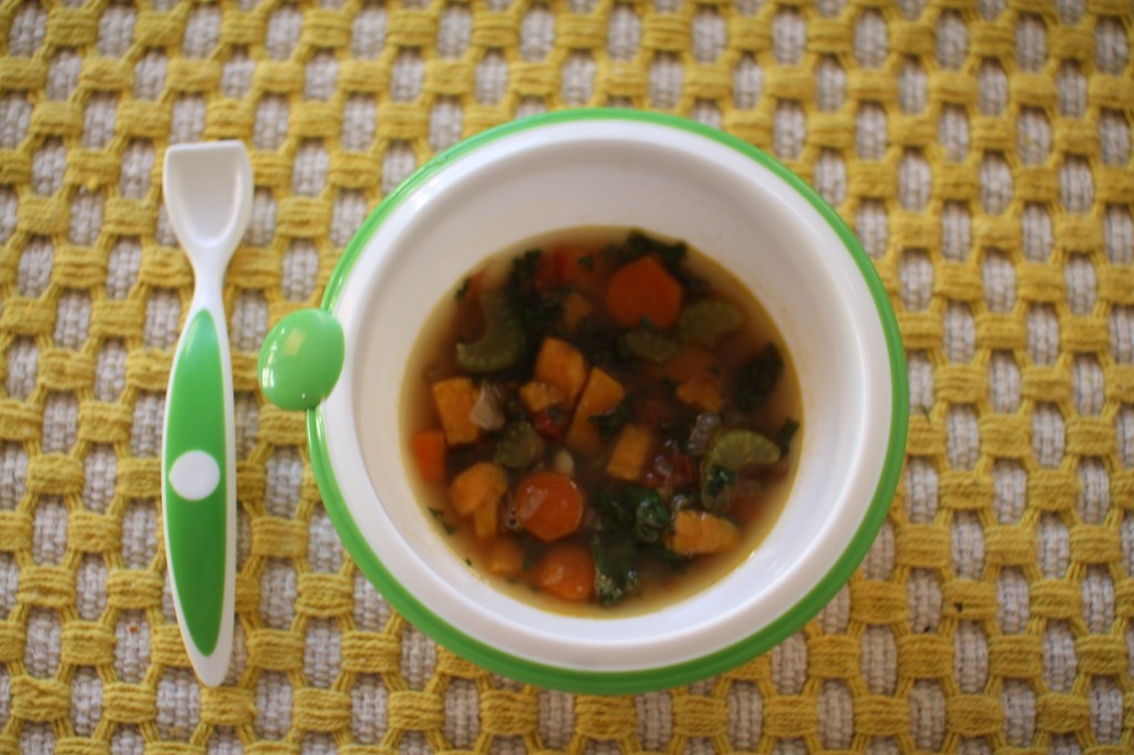 Sweet Baby Soup with Kale and Lentils | Designed To Nourish