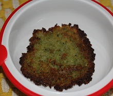 Oven Baked Broccoli Potato Pancakes